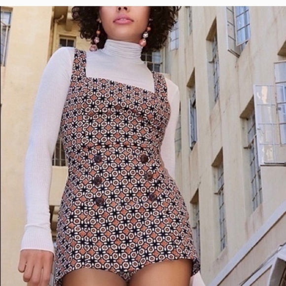 BDG Pants - BDG Urban Outfitters UO Daley Corduroy Skort Romper M NWOT